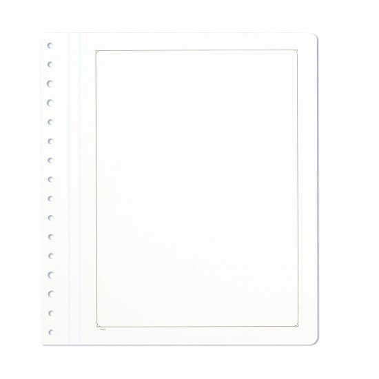 Leuchtturm 335553 KABE hojas en blanco cartulina blanca con tradicional borde negro