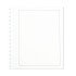 Leuchtturm 335553 KABE hojas en blanco cartulina blanca con tradicional borde negro