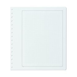 Leuchtturm 335916 KABE Hojas de álbum neutras, papel con borde negro y cruadriculada Leuchtturm 335916 KABE Hojas de álbum neutras, papel con borde negro y cruadriculada