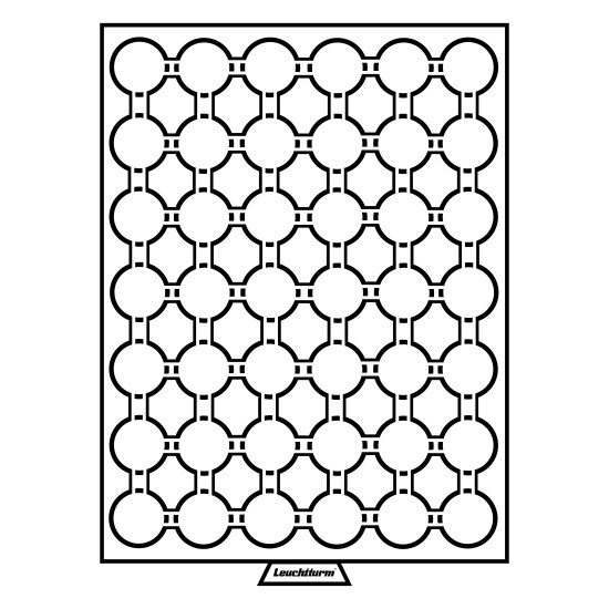 Leuchtturm 335987 Bandeja para monedas 42 divisiones para CAPS 24,5, color humo