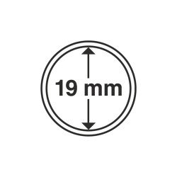 Leuchtturm 337551 cápsulas de monedas diámetro interior 19 mm Leuchtturm 337551 cápsulas de monedas diámetro interior 19 mm