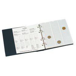 Leuchtturm 337964 Álbum para monedas NUMIS, incl. 5 hojas, azul