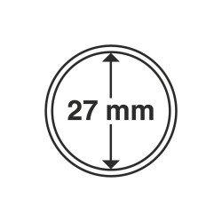Leuchtturm 337997 cápsulas de monedas diámetro interior 27 mm Leuchtturm 337997 cápsulas de monedas diámetro interior 27 mm