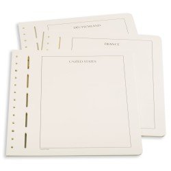 Leuchtturm 338024 hojas en blanco con el nombre del País Deutschland Bundesrepublik (BL23A)