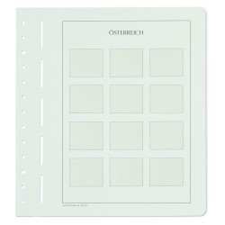 Leuchtturm 338025 hojas de Álbum neutras para sellos personalizados Austria (formato horizontal) Leuchtturm 338025 hojas de Álbum neutras para sellos personalizados Austria (formato horizontal)