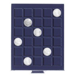 Leuchtturm 338077 Bandeja para monedas SMART, con 30 divisiones esquinadas de 33 mm Ø
