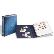Leuchtturm 338772 Álbum de monedas de euro en formato NUMIS, con cajetín projoector, azul Leuchtturm 338772 Álbum de monedas de euro en formato NUMIS, con cajetín projoector, azul