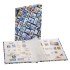 Leuchtturm 339105 Clasificador DIN A4 con motivos de sellos HOBBY, 16 pag blancas, azul