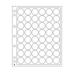 Leuchtturm 343208 Hojas p.monedas ENCAP, para 48 cápsulas d. moned.con un diámetro interior de 22,2 - 23 mm Leuchtturm 343208 Hojas p.monedas ENCAP, para 48 cápsulas d. moned.con un diámetro interior de 22,2 - 23 mm