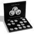 Leuchtturm 344580 Estuche para 20 monedas de plata panda en cápsulas, negro