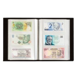 Leuchtturm 345089 Álbum para 300 billetes, negro Leuchtturm 345089 Álbum para 300 billetes, negro