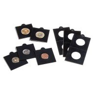Leuchtturm 345686 Cartones de monedas MATRIX, negro, diámetro 20 mm, autoadhesivos, 25 unidades Leuchtturm 345686 Cartones de monedas MATRIX, negro, diámetro 20 mm, autoadhesivos, 25 unidades
