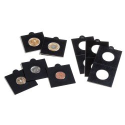 Leuchtturm 345688 Cartones de monedas MATRIX, negro, diámetro 25 mm, autoadhesivos, 25 unidades Leuchtturm 345688 Cartones de monedas MATRIX, negro, diámetro 25 mm, autoadhesivos, 25 unidades