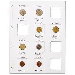Leuchtturm 345707 Hojas clasificadoras MATRIX para guardar 12 cartones de monedas MATRIX, blanco, 5 unidades Leuchtturm 345707 Hojas clasificadoras MATRIX para guardar 12 cartones de monedas MATRIX, blanco, 5 unidades