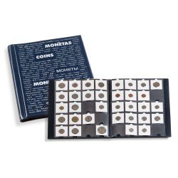 Leuchtturm 345988 Álbum con 10 fundas para 20 cartones de monedas por funda Leuchtturm 345988 Álbum con 10 fundas para 20 cartones de monedas por funda