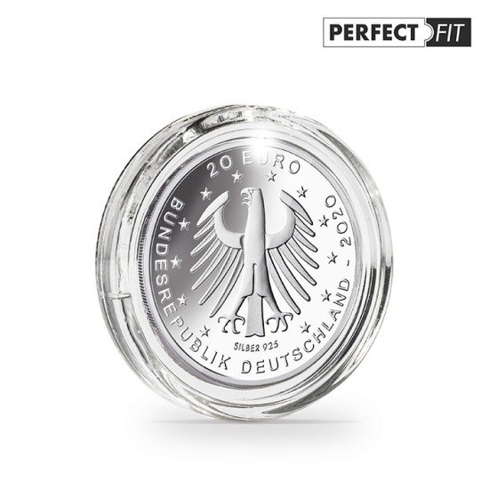 Leuchtturm 346517 Cápsulas para monedas ULTRA 32,5 mm, paquete de 100