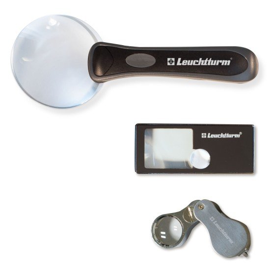Leuchtturm 346665 Juego de lupas-LED LOOK, aumentos 2.5x - 10x