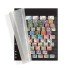 Leuchtturm 346723 Hojas clasficadoras OMEGA, cartón negro, 11 bandas transp., hoja protectora brillatina