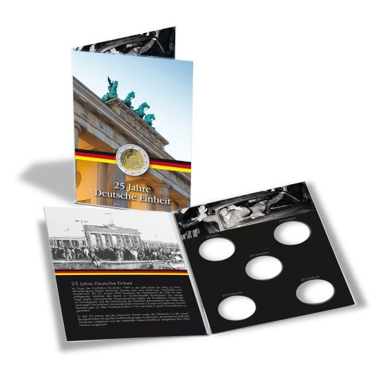 Leuchtturm 346732 Tarjeta para 5x 2 euros alemanas Leuchtturm 346732 Tarjeta para 5x 2 euros alemanas