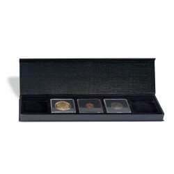 Leuchtturm 347319 Estuche AIRBOX con función de presentación para 5 cápsulas QUADRUM, negro Leuchtturm 347319 Estuche AIRBOX con función de presentación para 5 cápsulas QUADRUM, negro