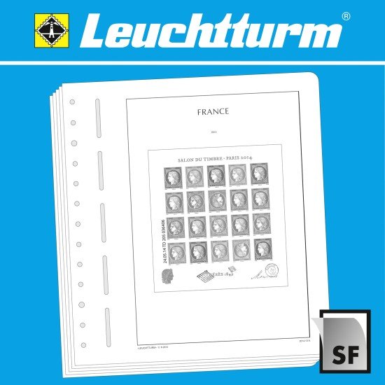 Leuchtturm 347704 Suplemento-SF Francia-hoja bloque Leuchtturm 347704 Suplemento-SF Francia-hoja bloque