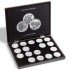 Leuchtturm 347920 Estuche VOLTERRA 20 monedas de plata Koala en cápsulas, negro 