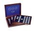 Leuchtturm 349906 Estuche VOLTERRA QUATTRO para 104 monedas conmemorativas alemanas de 10 euros en cápsulas