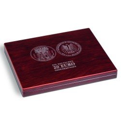 Leuchtturm 350494 Estuche VOLTERRA UNO para 30 monedas conmemorativas alemanas de 20 euros en cápsulas