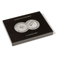 Leuchtturm 355190 Estuche VOLTERRA para 20 monedas de plata Australian Kangaroo en cápsulas