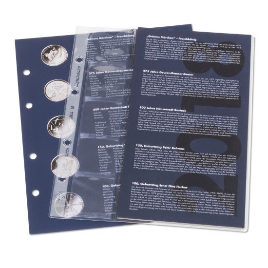 Leuchtturm 357292 suplemento 2018 para monedas conmemorativas de 20 Euros Álbum