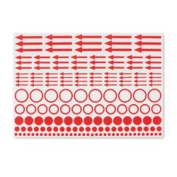 Leuchtturm 357473 Etiquetas de marcado con puntos, círculos y flechas, paquete de 10 Leuchtturm 357473 Etiquetas de marcado con puntos, círculos y flechas, paquete de 10