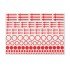 Leuchtturm 357473 Etiquetas de marcado con puntos, círculos y flechas, paquete de 10