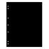 Leuchtturm 357701 Hojas separadoras NUMIS, negra, paquete de 10