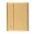 Leuchtturm 358055 Clasificador COMFORT, Din A4, 64 páginas en color chamois, tapa acolchada, dorado