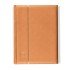 Leuchtturm 358057 Clasificador COMFORT, Din A4, 64 páginas en color chamois, tapa acolchada, bronce