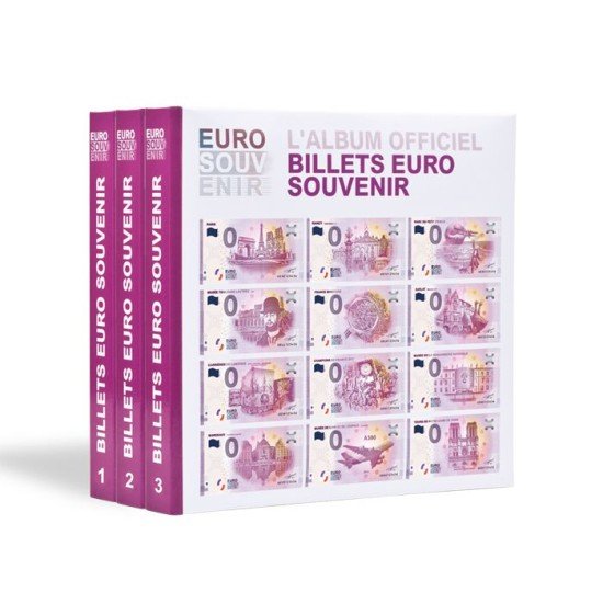 Leuchtturm 358824 Album imprimé pour billets « Euro Souvenir », tome 1 - 3 os y nuevos