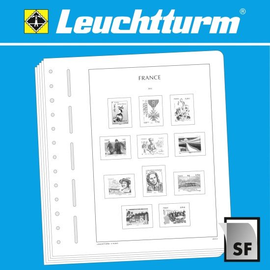 Leuchtturm 358957 Suplemento-SF Francia-hoja 