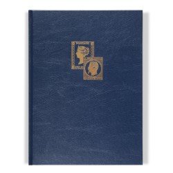 Leuchtturm 359001 Clasificador TRADITION, DIN A4, 16 página blancas, tapa no acolchada, azul, juego de 2