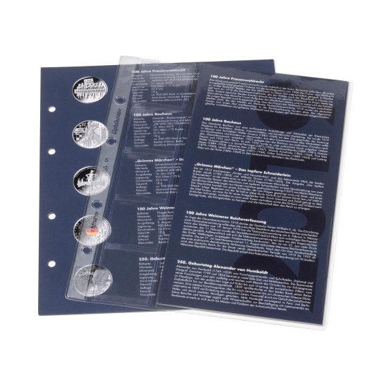 Leuchtturm 359225 suplemento 2019 para monedas conmemorativas de 20 Euros Álbum