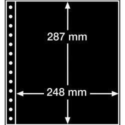 Leuchtturm 359386 Hojas-R, 1 división, negro, paq. de 5 Leuchtturm 359386 Hojas-R, 1 división, negro, paq. de 5