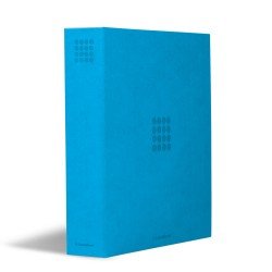 Leuchtturm 359513 Tapa de anillas OPTIMA PUR, cian Leuchtturm 359513 Tapa de anillas OPTIMA PUR, cian