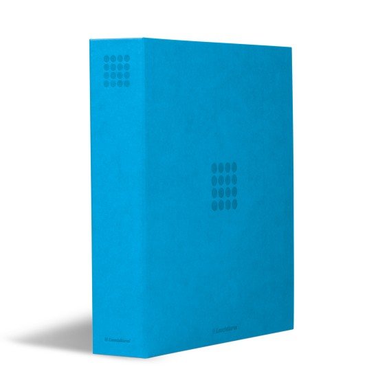 Leuchtturm 359513 Tapa de anillas OPTIMA PUR, cian
