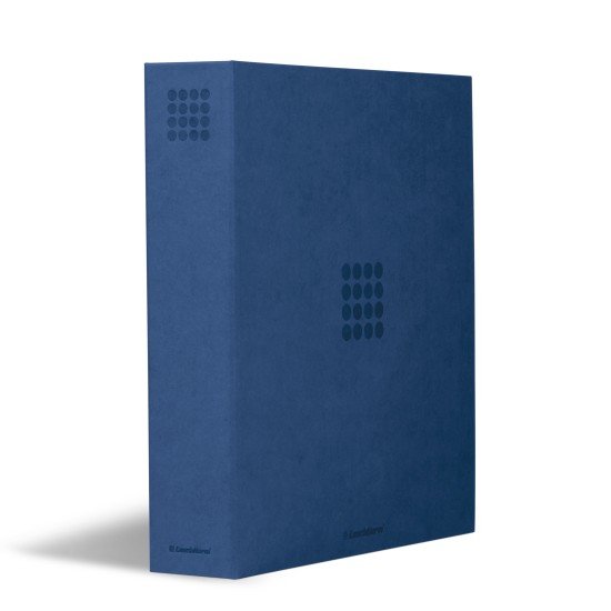 Leuchtturm 359514 Tapa de anillas OPTIMA PUR, azul