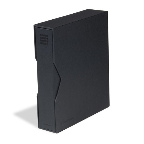 Leuchtturm 359515 Tapa de anillas OPTIMA PUR, incl. cajetín de protector, negro