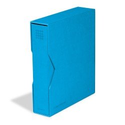 Leuchtturm 359519 Tapa de anillas OPTIMA PUR, incl. cajetín de protector, cian Leuchtturm 359519 Tapa de anillas OPTIMA PUR, incl. cajetín de protector, cian