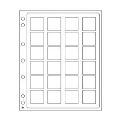 Leuchtturm 360060 Hojas de plástico ENCAP para cápsulas QUADRUM Mini, paquete de 2