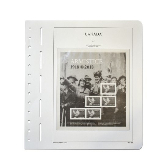 Leuchtturm 361036 Suplemento-SF Canadá minihoja 2018