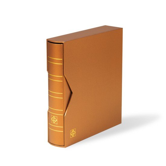 Leuchtturm 361115 Tapa anillas OPTIMA, classic diseño con cajetín protector, bronce