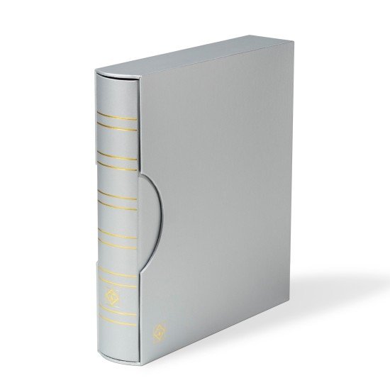 Leuchtturm 361117 Tapa anillas GRANDE, classic diseño con cajetín protector, plateada