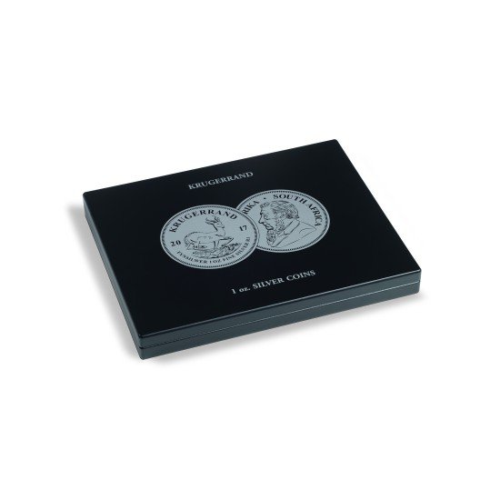Leuchtturm 361478 Estuche VOLTERRA para 20 monedas de plata Krugerrand (1 oz.) en cápsulas